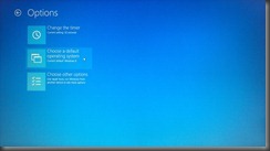 Win 8 boot manager options