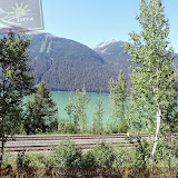 Estrada de ferro - a caminho de Prince George - British Columbia, Canadá