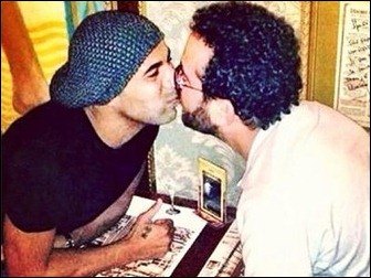 Emerson Sheik beijo instagram