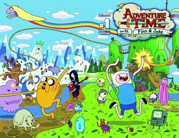 Adventure Time Comic Book Cover