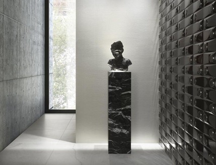 kravetz goccia interior design tile glossy contemporary decor