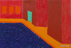 131 - Le toucher de Jean - 1993<br />
19 x 27 - Acrylique sur toile