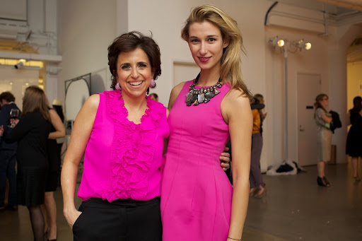 Lauren Remington-Platt of Vensette and I are fuchsia twins! Lauren Remington-Platt of Vensette and I are fuchsia twins!
