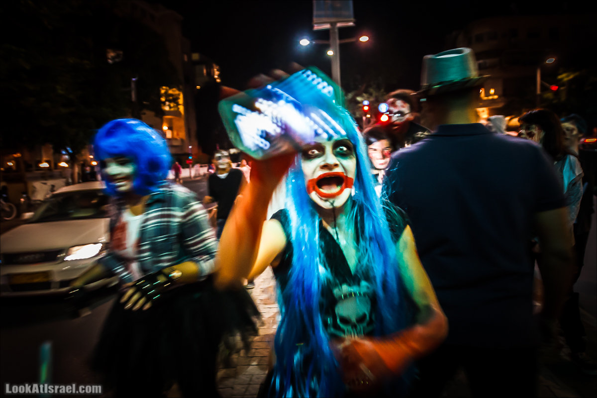 Парад зомби в Тель Авиве - Zombie Walk TLV 2015