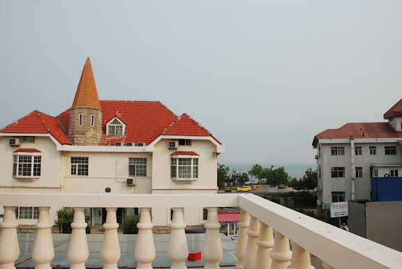 Qingdao - Vue sur la mer depuis l'hôtel