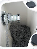 Anchor chain piled up
