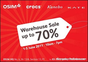 Osim-Crocs-Kanebo-Kate-Warehouse-sales-2011-EverydayOnSales-Warehouse-Sale-Promotion-Deal-Discount