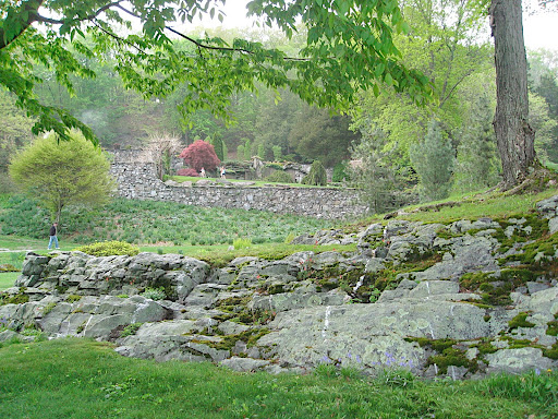 Since the garden is based around a lake, as you progress around it, you are constantly confronted with where you've been and where you are going. This experience is really central to good garden design.