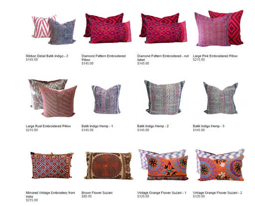 amber interiors pillows