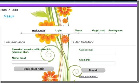 step-step berbelanja di webstore Prestashop