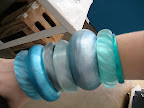 You can never have enough jewelry! I tried out as many Alexis Bittar bangles as I could.