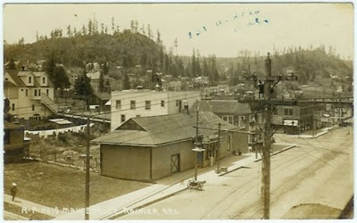 Railroad Depot in Rainier, Oregon, circa 1920