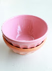 Ice cream bowls (a gift from me to mom many summers ago)