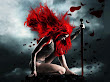 Red Warrior Sword Girl
