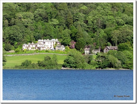 Country houses across Lake Coniston.