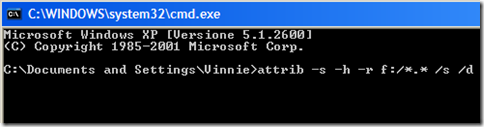 finestra DOS del prompt dei comandi di Windows finestra DOS del prompt dei comandi di Windows