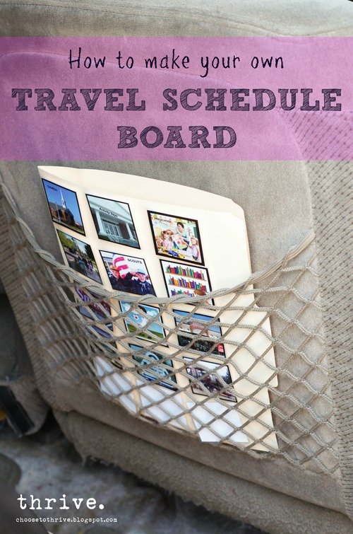 How to make a travel schedule board - great for special needs children and traveling - Choose To Thrive How to make a travel schedule board - great for special needs children and traveling - Choose To Thrive