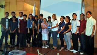 MCCIDSO donates cash amount to MCCID College to be used as seed money for construction of basketball court.