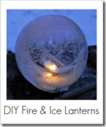 DIY Fire and Ice Lanterns