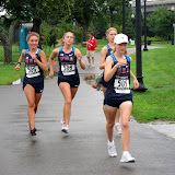 US Women warming up before the race.