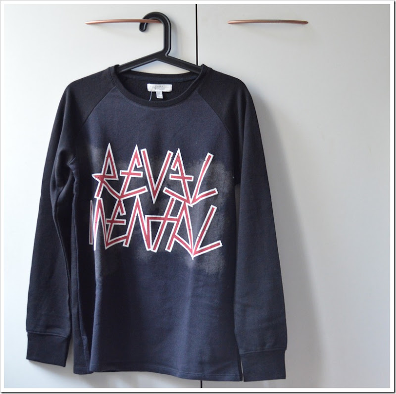 Zara, Zara Hoodie, Zara Sweatshirt, Zara Rock, Rock Sweatshirt, Metal Sweatshirt, Zara sale, Zara sale sweatshirt