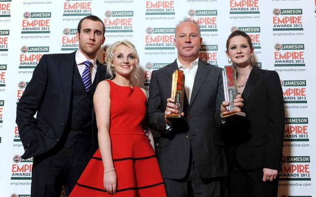 Matthew Lewis Evanna Lynch David Yates & Bonnie Wright
