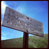 Mount Sentinel's trail indicators