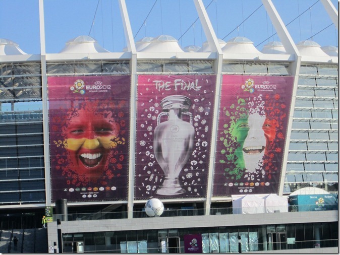 Stadium is ready for the Euro 2012 Final!