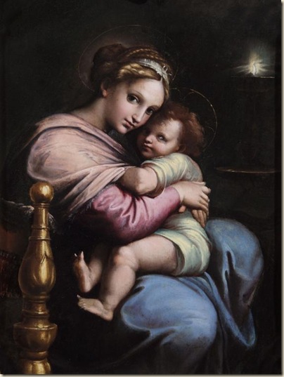 Giulio Romano, Vierge à l'enfant Giulio Romano, Vierge à l'enfant