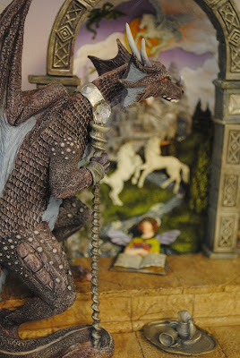 Praezor the Plunderer gazes longingly  at unicorns and pegasuses frolicking in the realms beyond his magic portal...