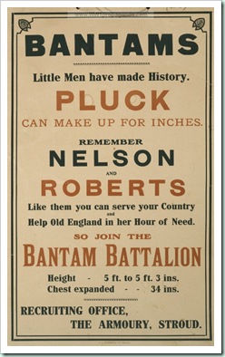 ww1 poster bantams