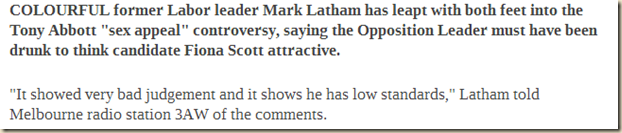 Sex appeal controversy- Tony Abbott had beer goggles on, says Mark Latham - News.com.au