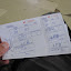 Hand-written boarding passes!
