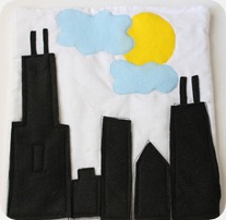 Quiet book Chicago skyline template kids felt Quiet book Chicago skyline template kids felt