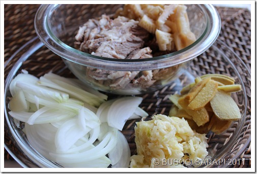 GOTO (FILIPINO BEEF CONGEE) INGREDIENTS1© BUSOG! SARAP! 2011