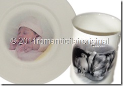 Baby Photo Plates cmv