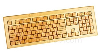 Clavier Bluetooth en Bambou