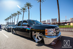 Ernie Macias' amazing SEMA project Chevy Silverado Equipped with AccuAir e-Level.