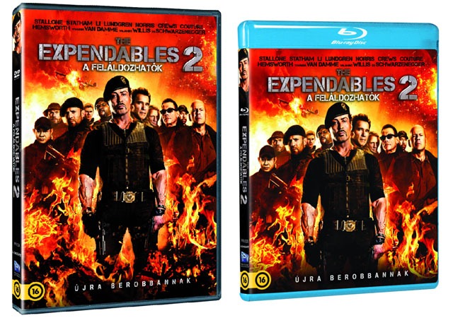 The Expendables - A feláldozhatók 2 DVD-n és BD-n