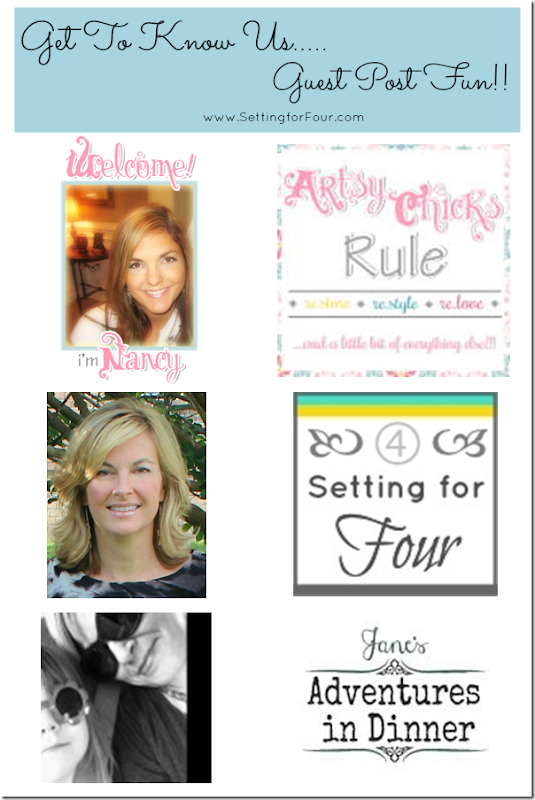 Get to Know Us - Guest Post Fun Part 2 from Setting for Four