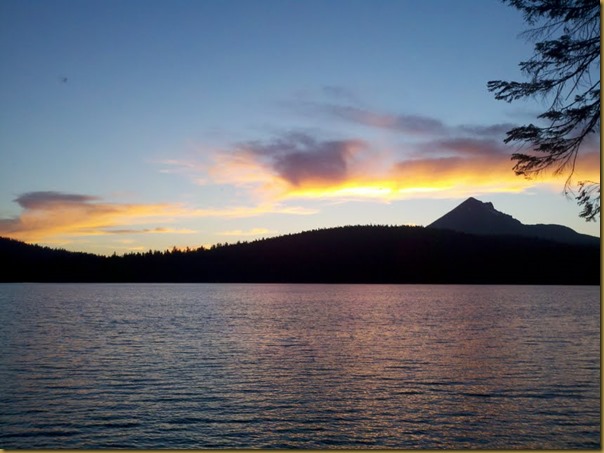 sunset at aspen point