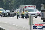 Overturned Vehicle On NYS Thruway  Near Toll Plaza (Moshe Lichtenstein) - IMG_5794.JPG