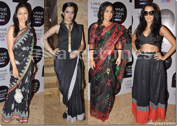 Black_Saree_Fashion_March_2013(1)