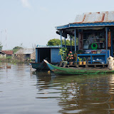 We took a long 6 hour boat ride from Siem Reap to Battambang. 2012-2-20 Boat to Battamband