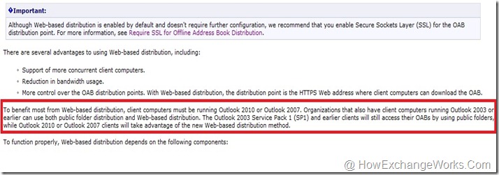 address book outlook 2010 exchange 2003