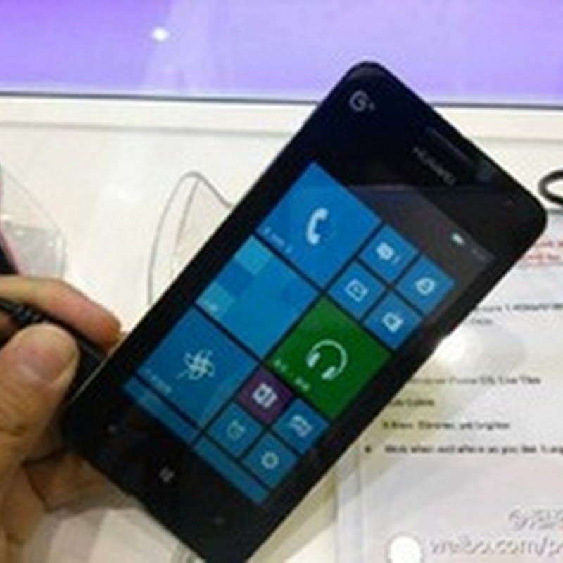 Huawei Ascend W2 svelato al Mobile Asia Expo 2013.