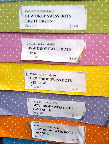 Bright and cute, these Swiss dots are classic.