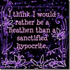 sanctified hypocrite