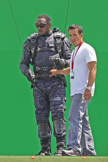 EXCLUSIVE Anthony Mackie, who plays The Falcon, was spotted on the set of "Captain America: Winter Soldier" filming on location in Los Angeles doing his own stunts in front of a giant green screen.

Featuring: Anthony Mackie
Where: Los Angeles, CA, United States
When: 01 May 2013
Credit: Shinn/JFXimages/Wenn.com
