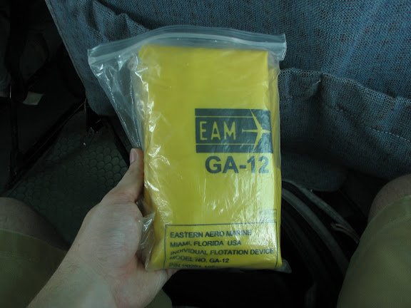 Life jacket in Ziploc bag... *Very* high-tech.